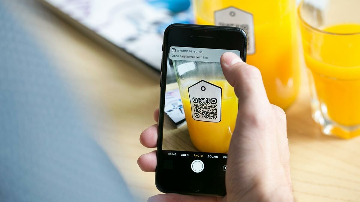 orange juice qr code order