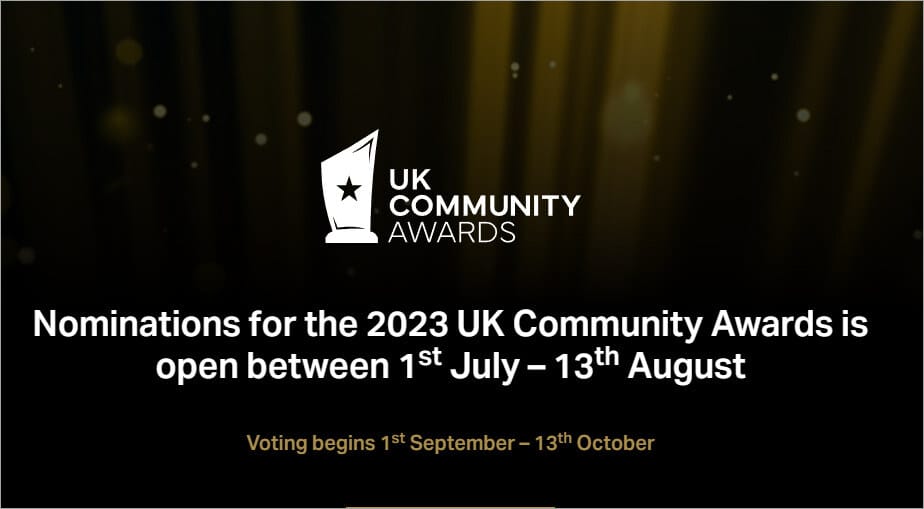 THE MICROSOFT COMMUNITY UK SPOTLIGHT AND RECOGNITION AWARDS