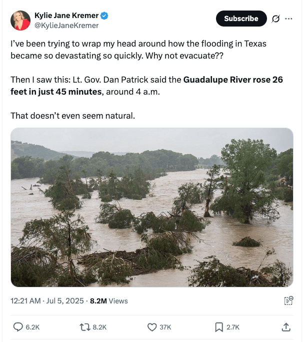 Thoughts and prayers, etc.