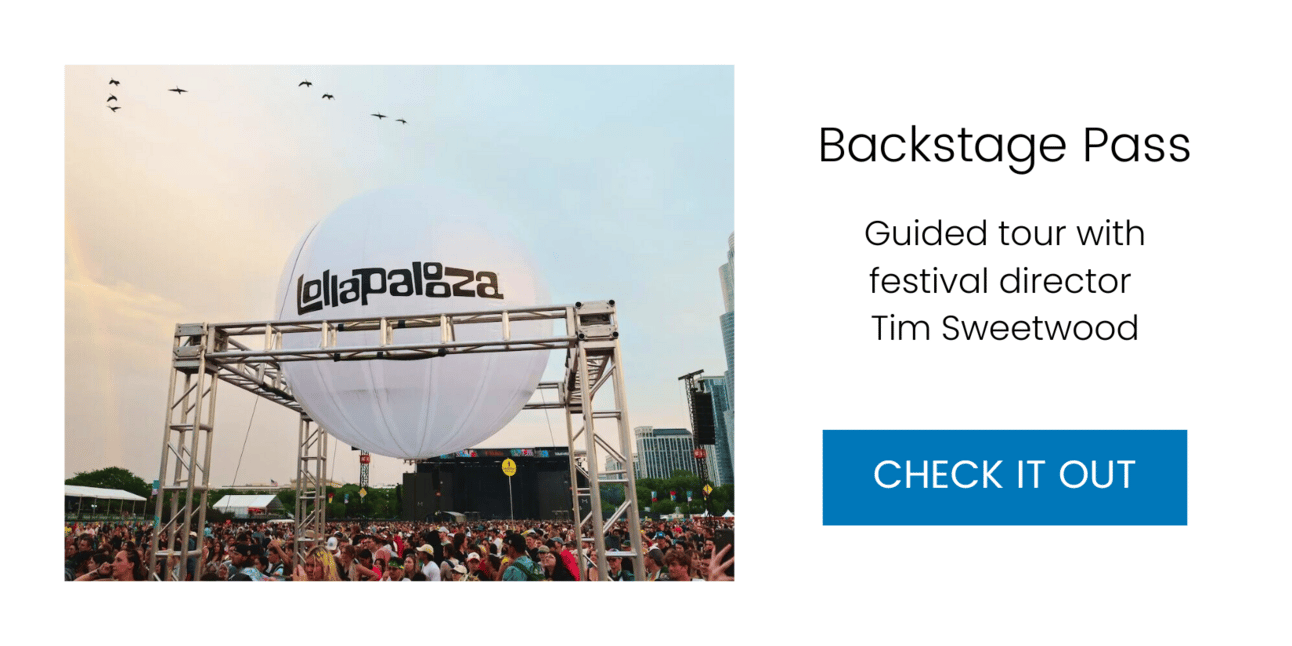 Backstage Pass: Guided tour with festival director Tim Sweetwood