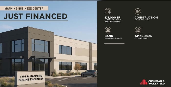 CushWake arranges financing