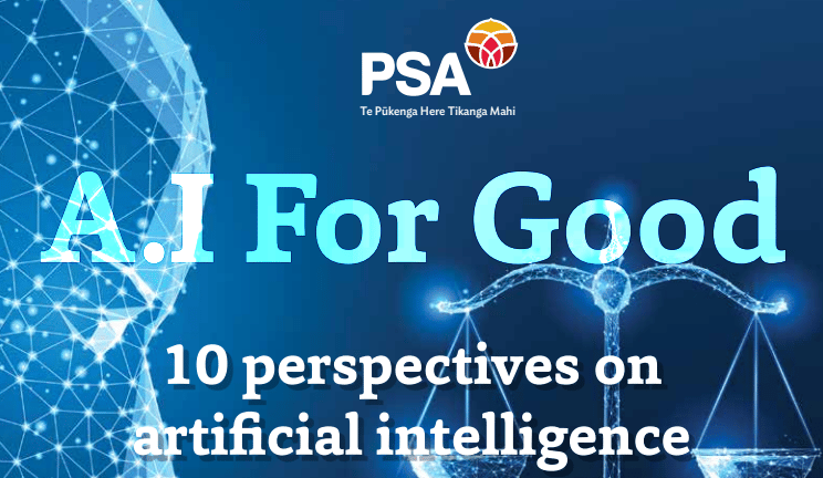 Front cover of the AI For Good PSA Report.