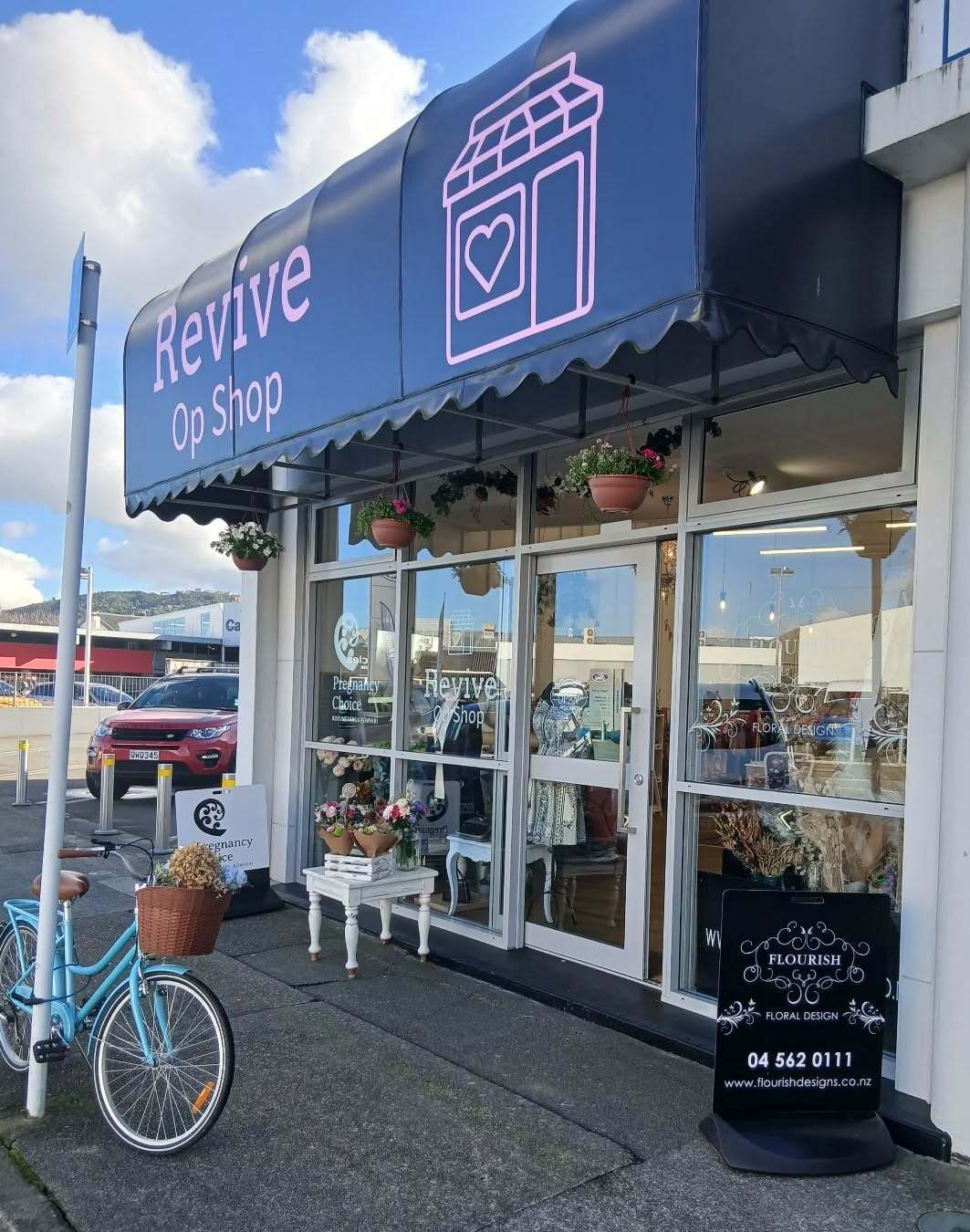 Revive Charity Op Shop + Flourish Floral Design – 455 High Street, Lower Hutt