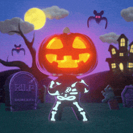 Trick Or Treat Dance GIF by DOMCAKE