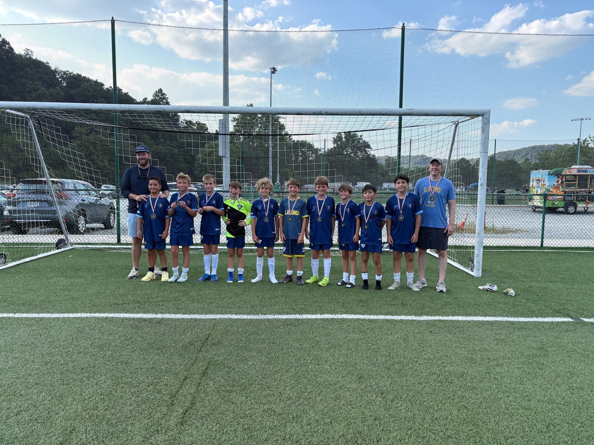 Mount Lebanon's U12 Boys won the 2025 7v7 Colonial Classic Soccer Tournament in Pittsburgh
