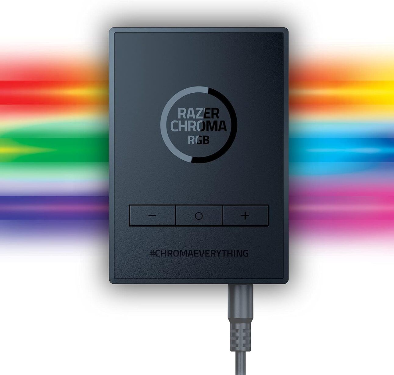 Razer Chroma Light Strip Set – Made for the Razer Fan RGB light strips integrated with a Razer gaming setup, glowing reactively in sync with gameplay visuals and Chroma peripherals.