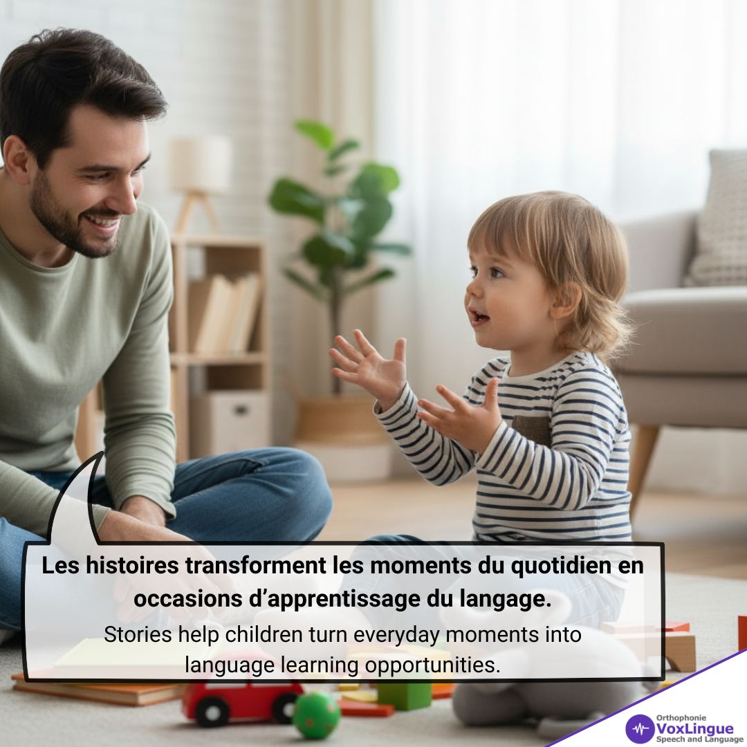 Why Stories Matter for Language Growth · Pourquoi les histoires développent le langage expressif