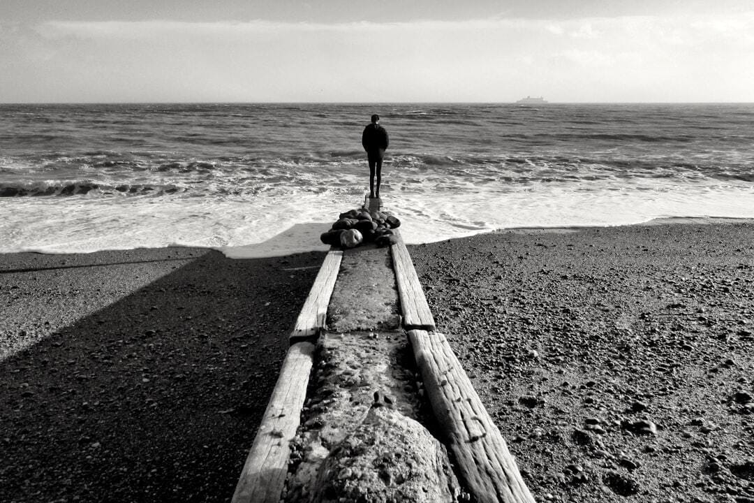Alone by the sea - Deal, Kent