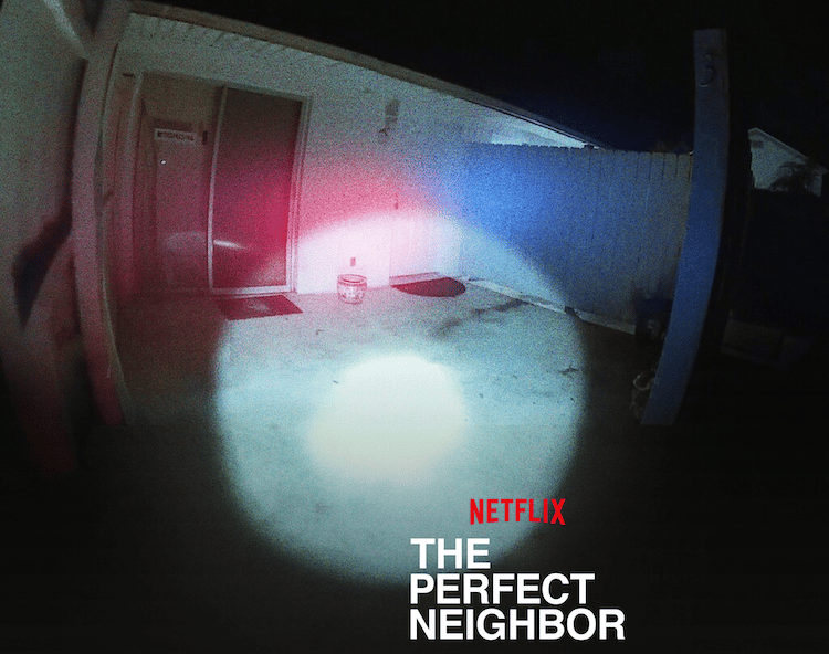 promo poster for Netflix doc ThePerfect Neighbor