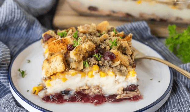 Thanksgiving Leftovers Casserole