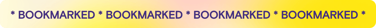 Bookmarked banner