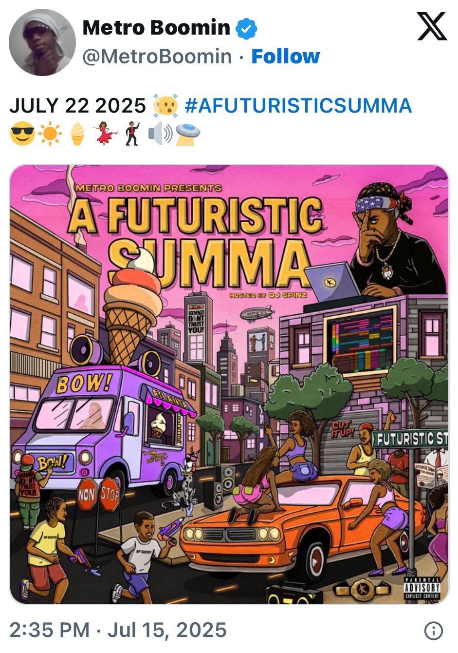 Post on X