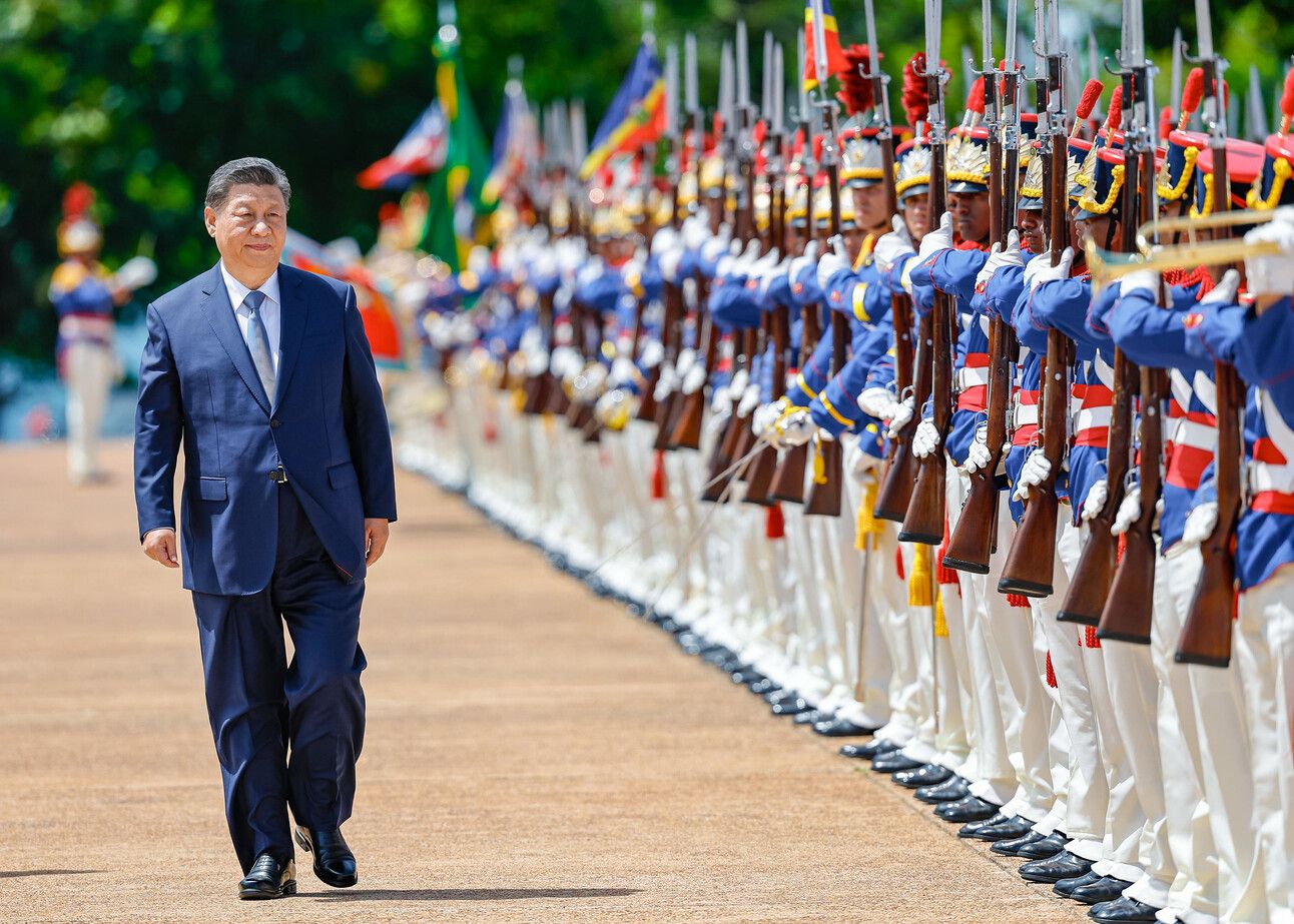 Chinese leader Xi Jinping during a Nov. 2024 visit to Brasília. Photo: Ricardo Stuckert/PR