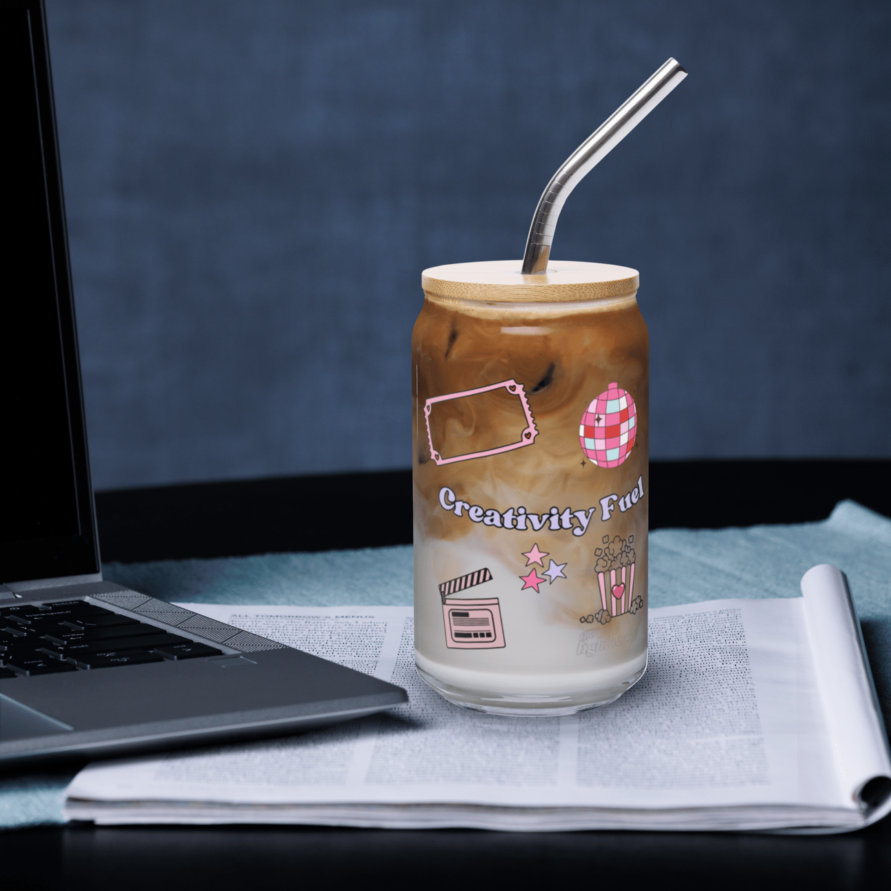 Creativity Fuel Can-Shaped Glass – 16oz