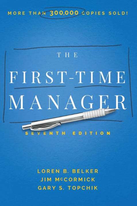 The first time manger book