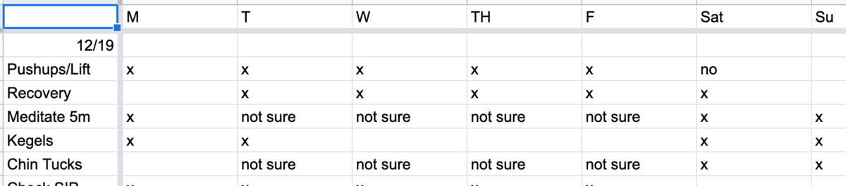 pic of health hacks - accountability