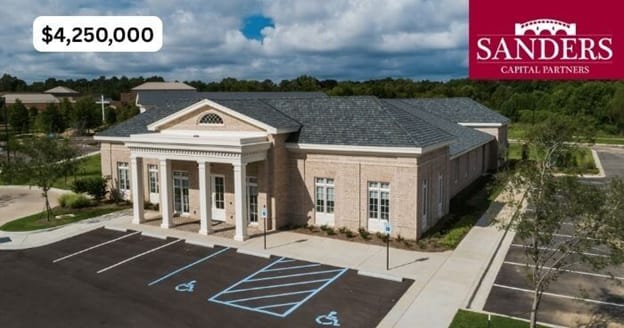 Sanders Capital Partners acquired a 10,135 SF MOB in Madison, Mississippi, for $4.25 million.