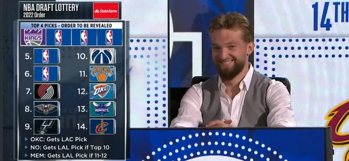 Domantas Sabonis will represent Kings at NBA draft lottery