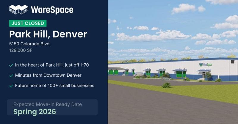 WareSpace buys Denver warehouse