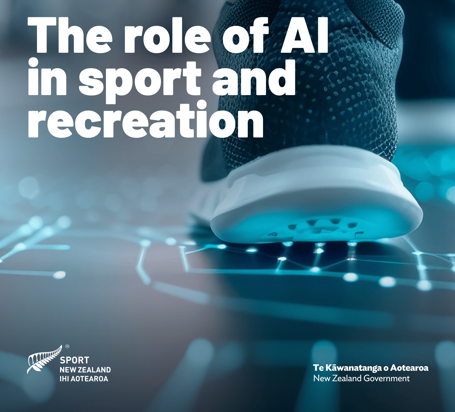 Screenshot from a report about the role of AI in sport and recreation