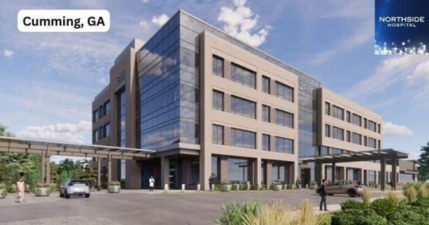 Northside Hospital Forsyth breaks ground on a new 120,000 SF MOB and 900-space parking deck.