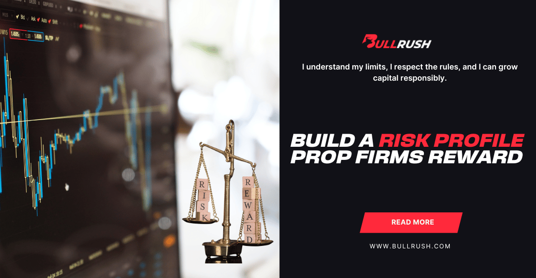 Prop firms fund disciplined traders, not reckless ones. Learn how to build a risk profile that protects capital, follows rules, and earns funding faster.
