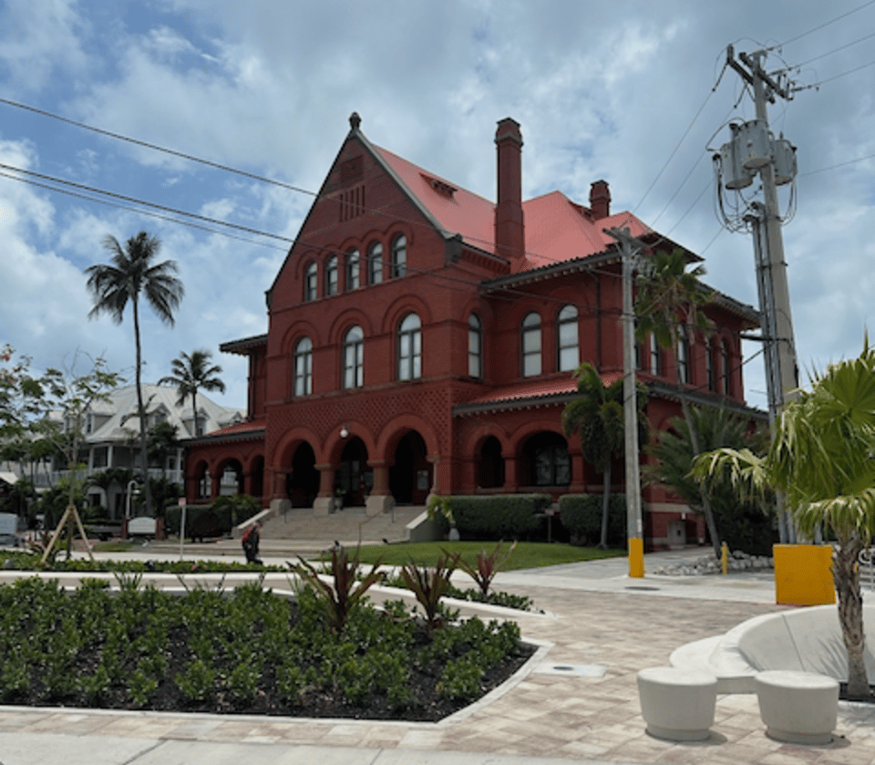 Ride around on a small train on the Conch Tour