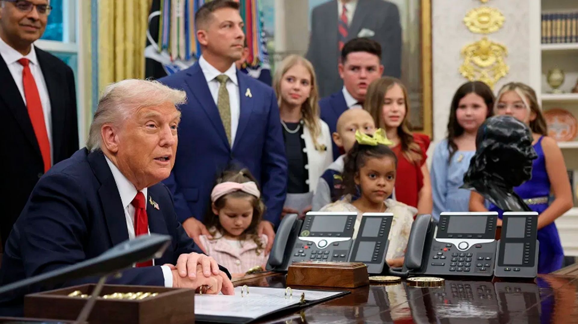 Trump se compromete a combatir el cáncer infantil mediante inteligencia artificial