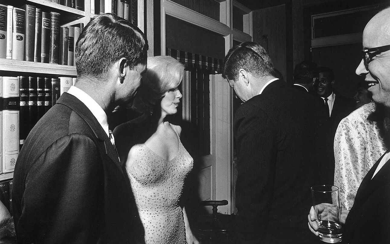 only known pic of Kennedy and Marilyn Monroe