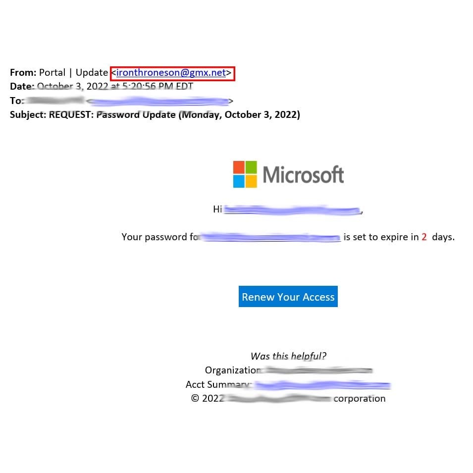 fake email