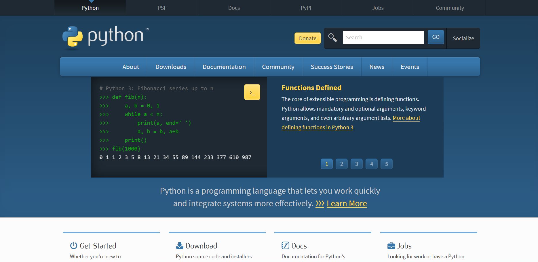 python