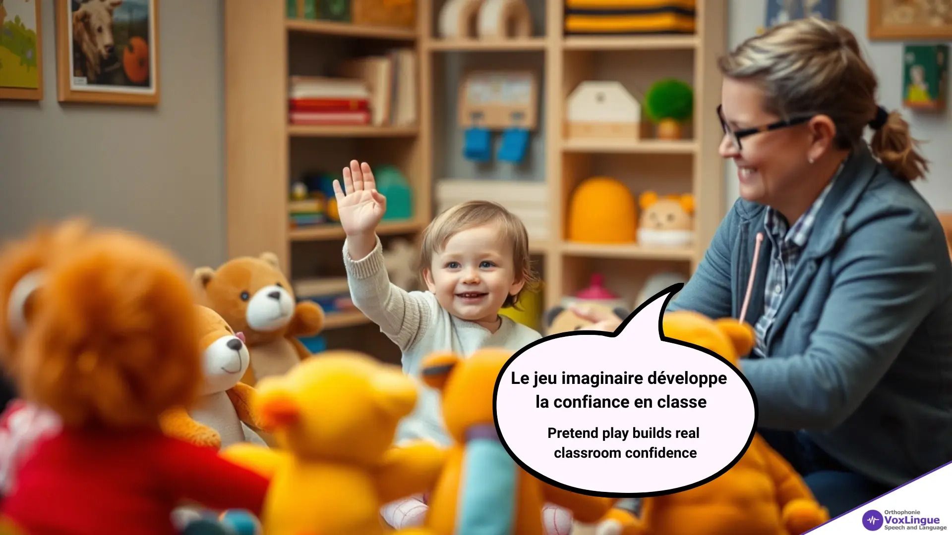 Le jeu imaginaire développe la confiance en classe | Pretend play builds real classroom confidence