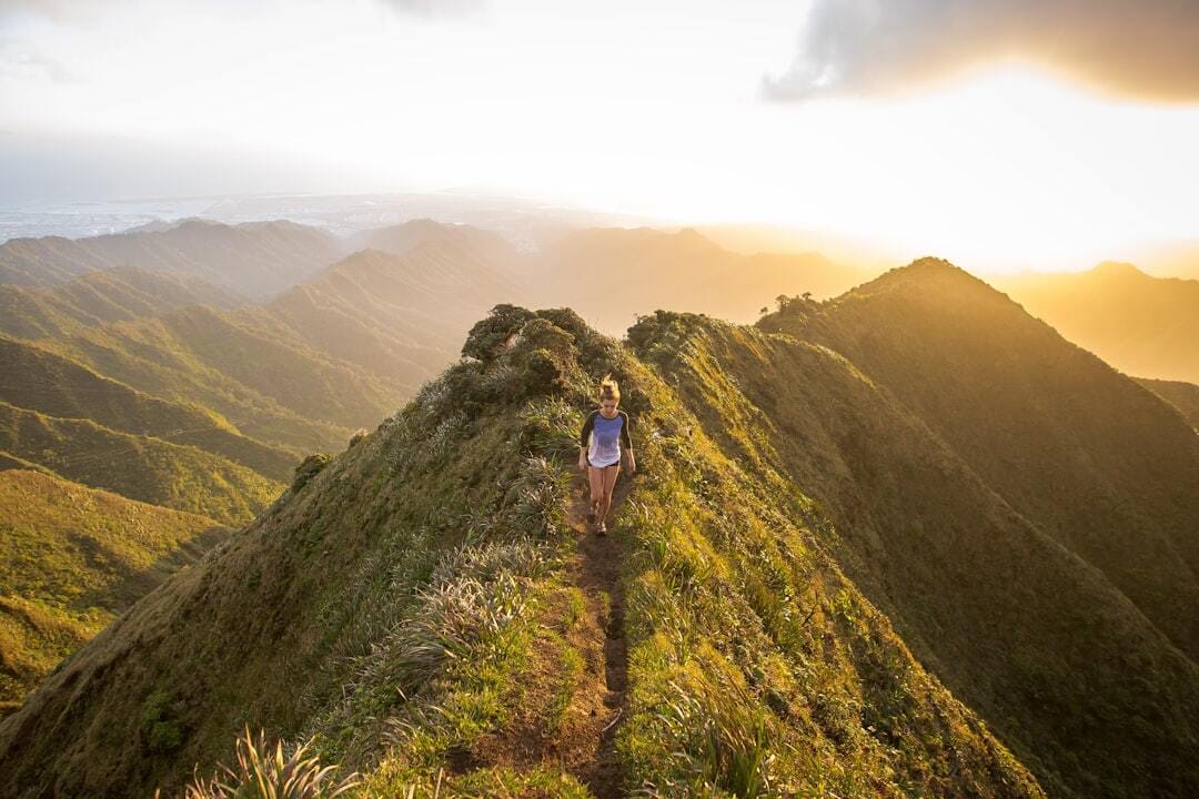 Mountain hiking sunset follow @kalenemsley on ig
