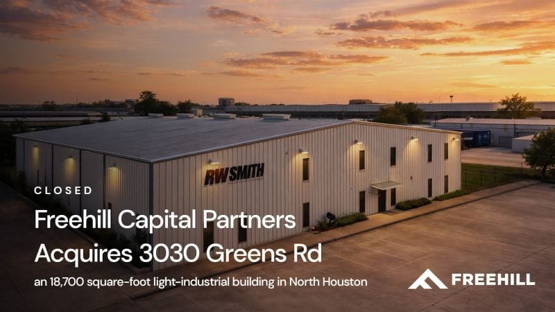 Freehill buys Houston small bay