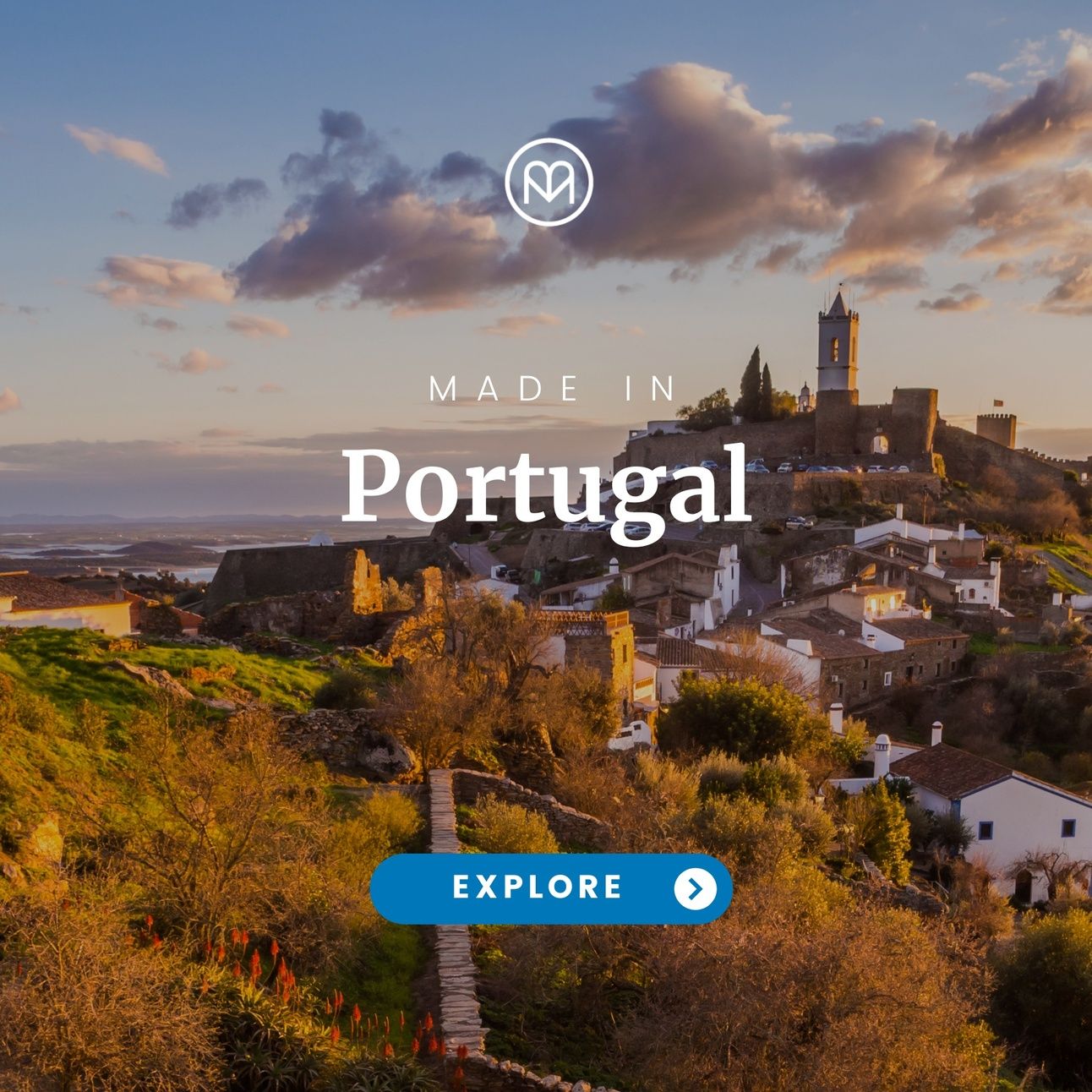 beautiful castle on a hill "Made In Portugal" Explore More