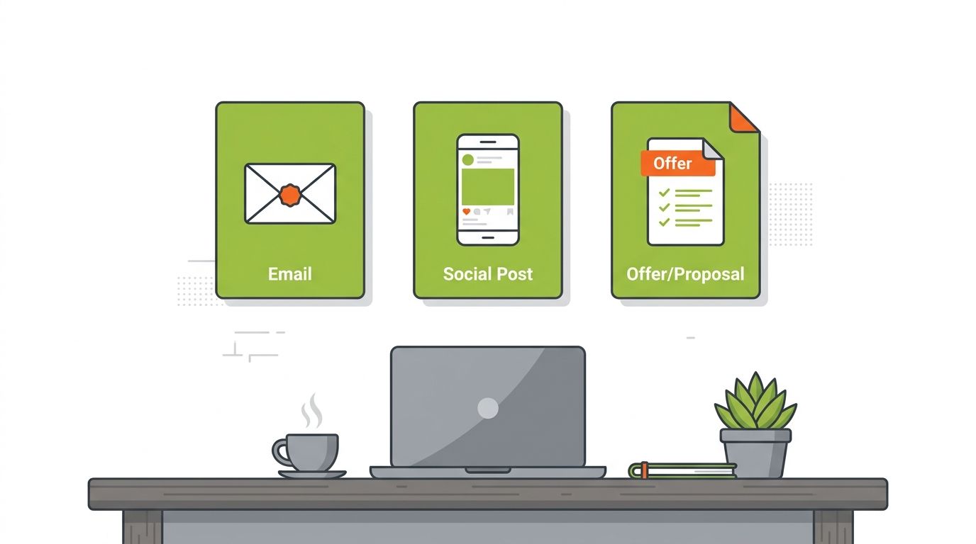 PROMPT+ Framework praktische Anwendungsbeispiele für Selbstständige