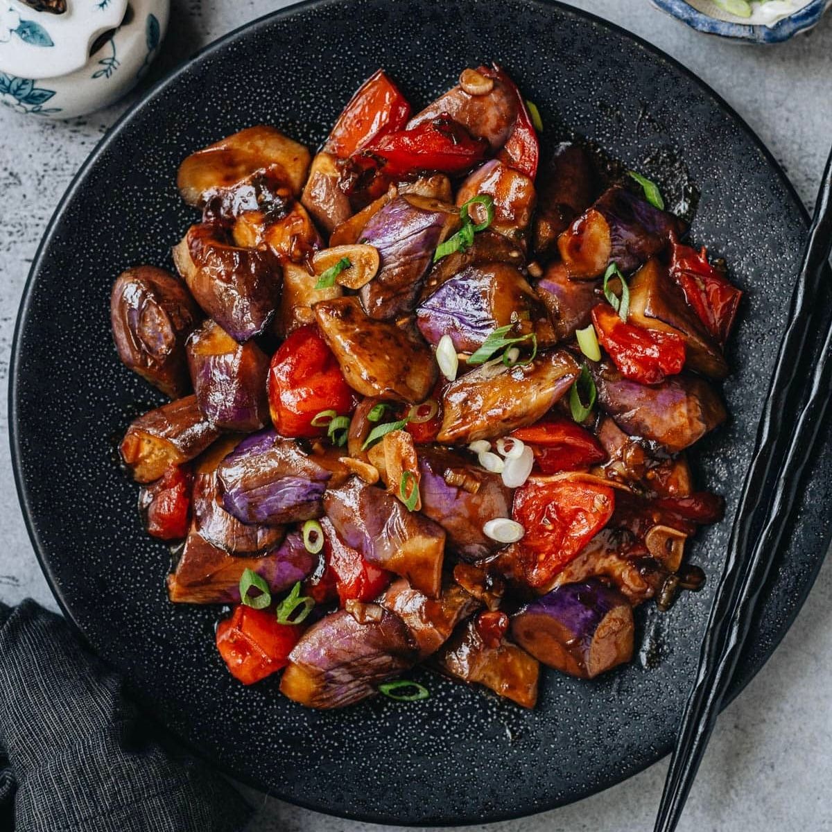 Eggplant with Tomato