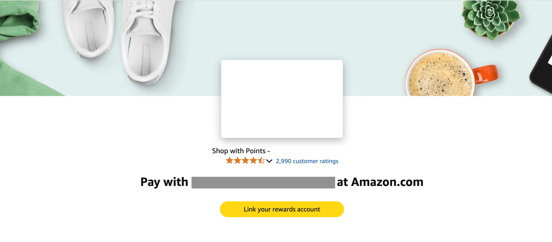 Ur Points/Amazon partnership page
