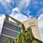 Vevey, Switzerland - August 14, 2020: Nestle Headquarter Buildin