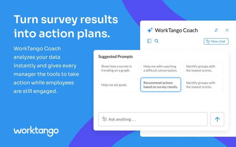 Turn survey results into plans