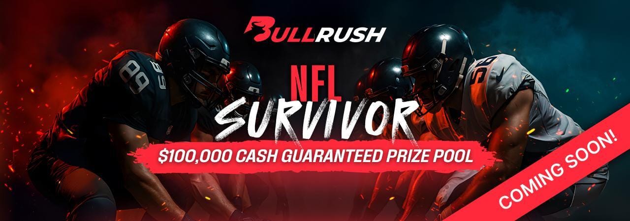 NFL Survivor competition with $100K fantasy bankroll and weekly pick strategy