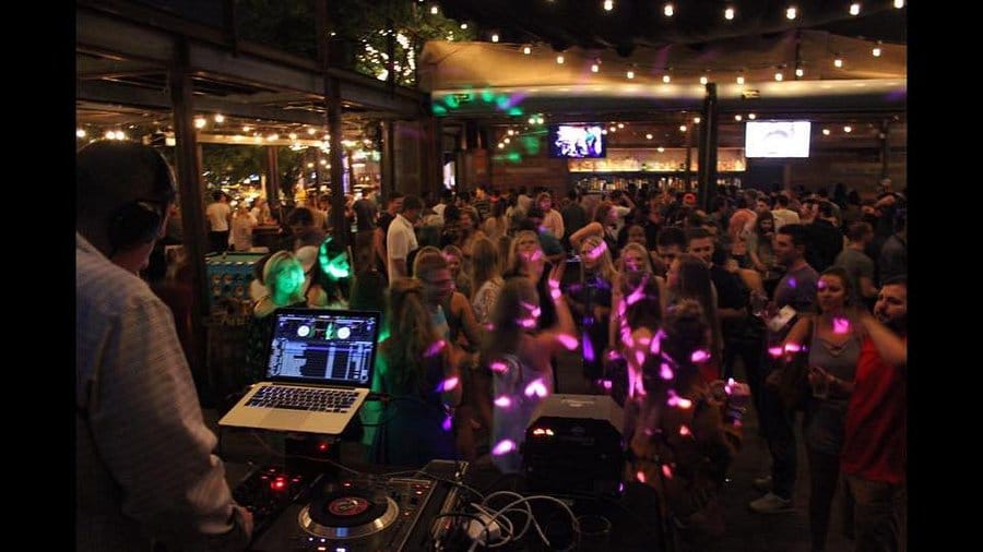 They've got a huge space for watching the game or partying at night