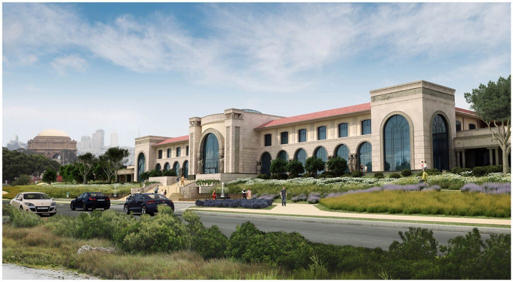 Lucas Cultural Arts Musuem Front Exterior View Concept Art