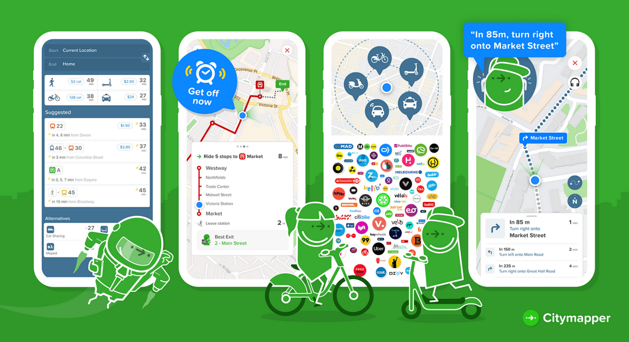 Navigating a new city can be overwhelming, but with citymapper app, you'll never get lost again!