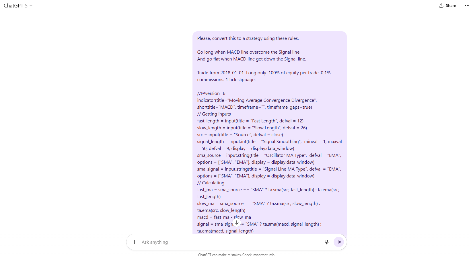 prompt-for-automation-trading
