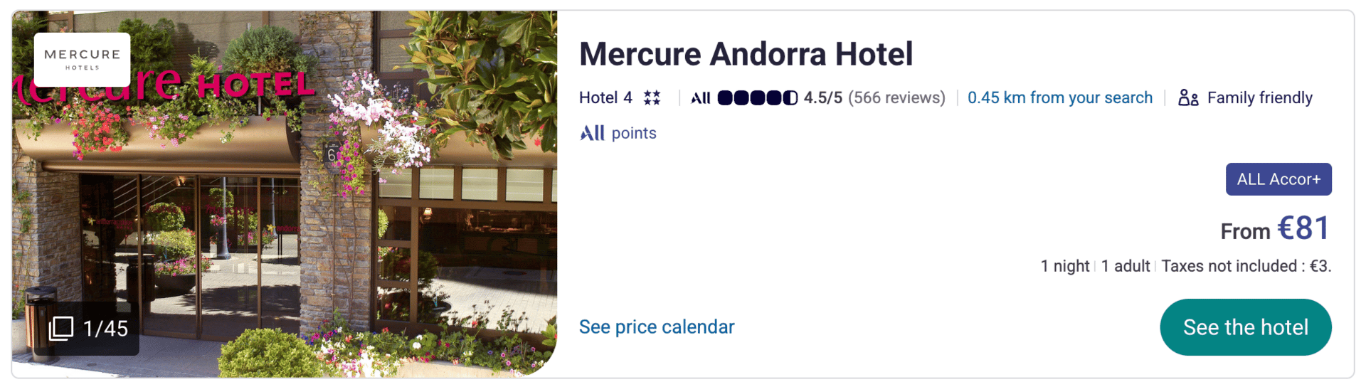 ercure Hotel in Andorra