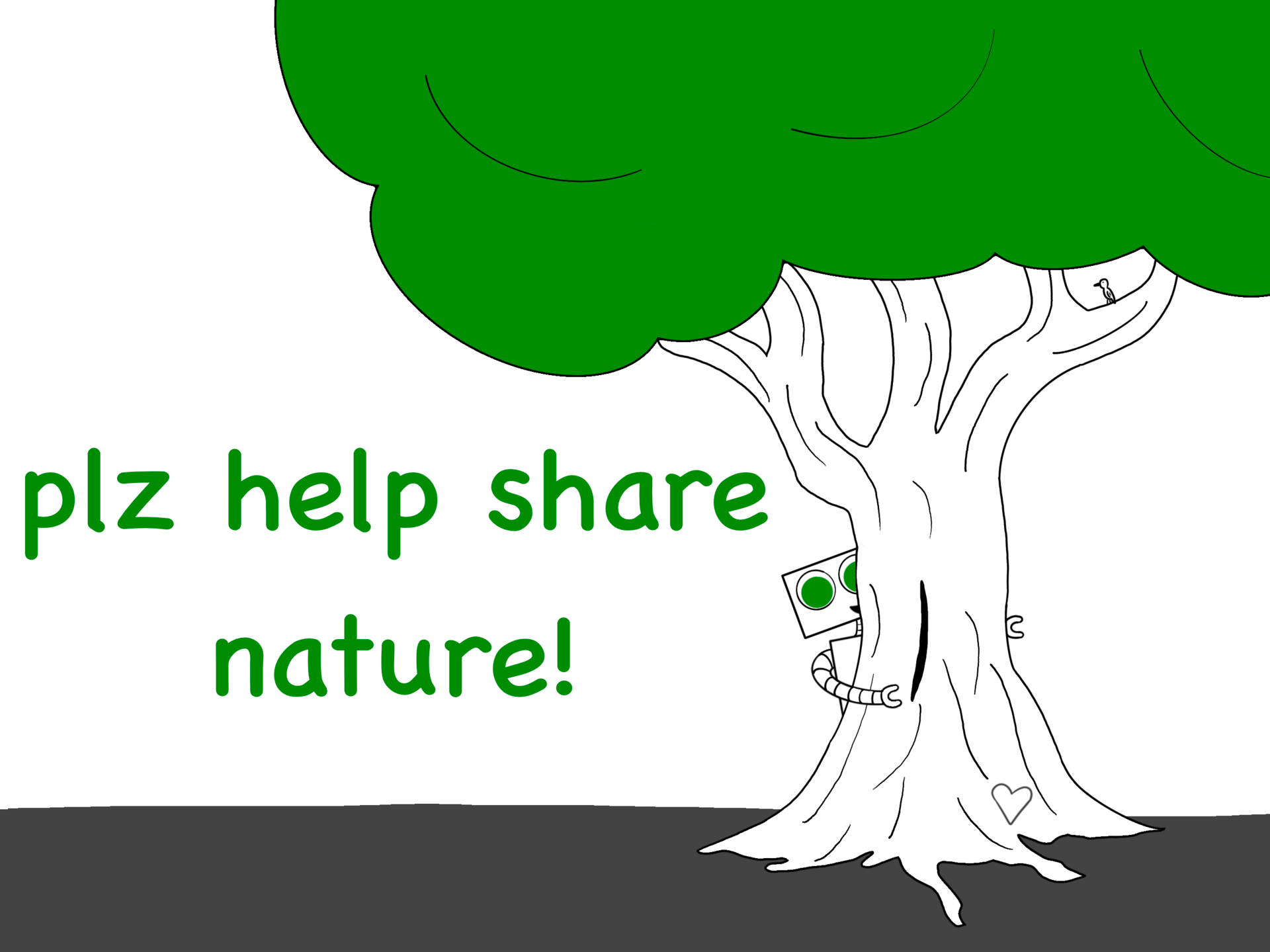 st3v hugs a tree