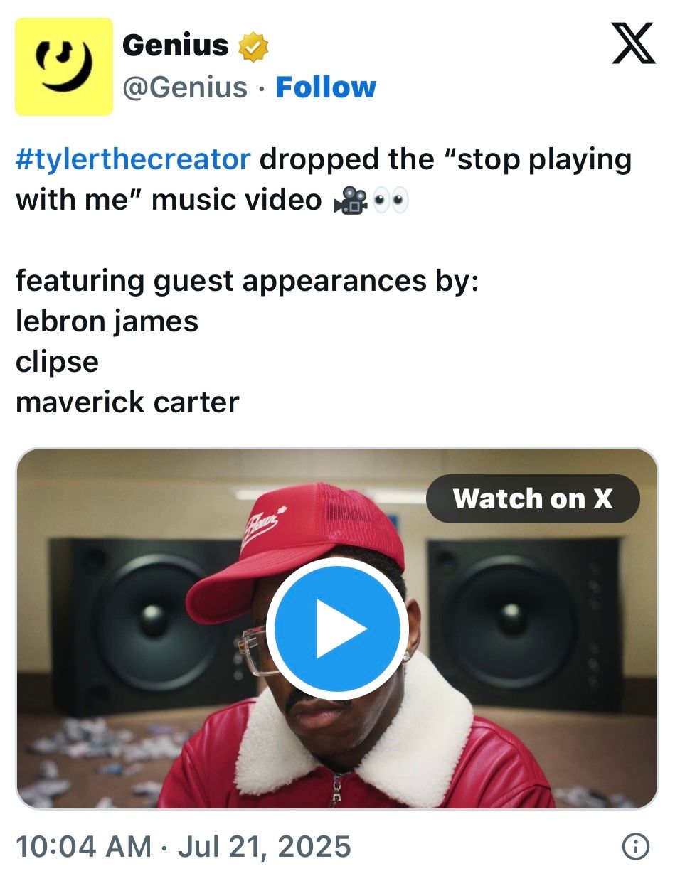 Post on X