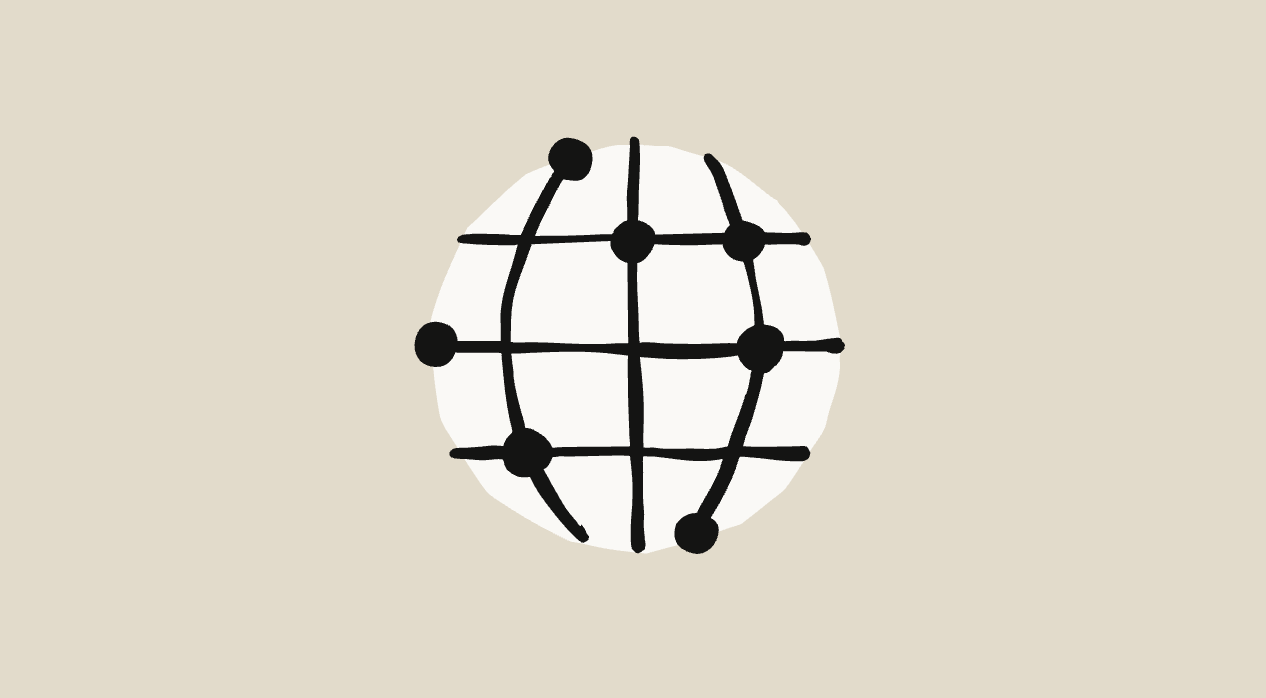 Illustration stylisée d’un globe connecté représentant l’expansion internationale d’Anthropic en Inde.