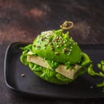 Vegan Avocado Tofu Burger